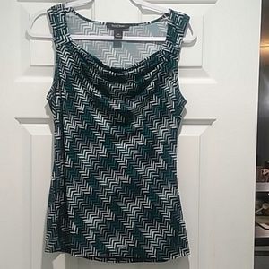 WHBM chevron print tank top